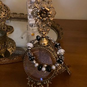 Trollbead Bracelet Black/White